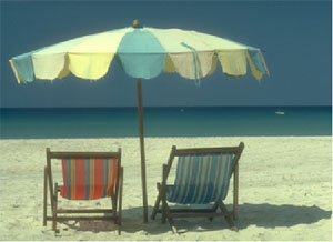 beach chairs