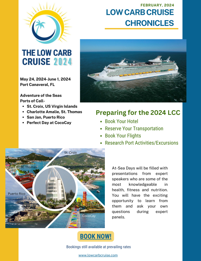 LOW CARB CRUISE CHRONICLES FEBRUARY 2024
