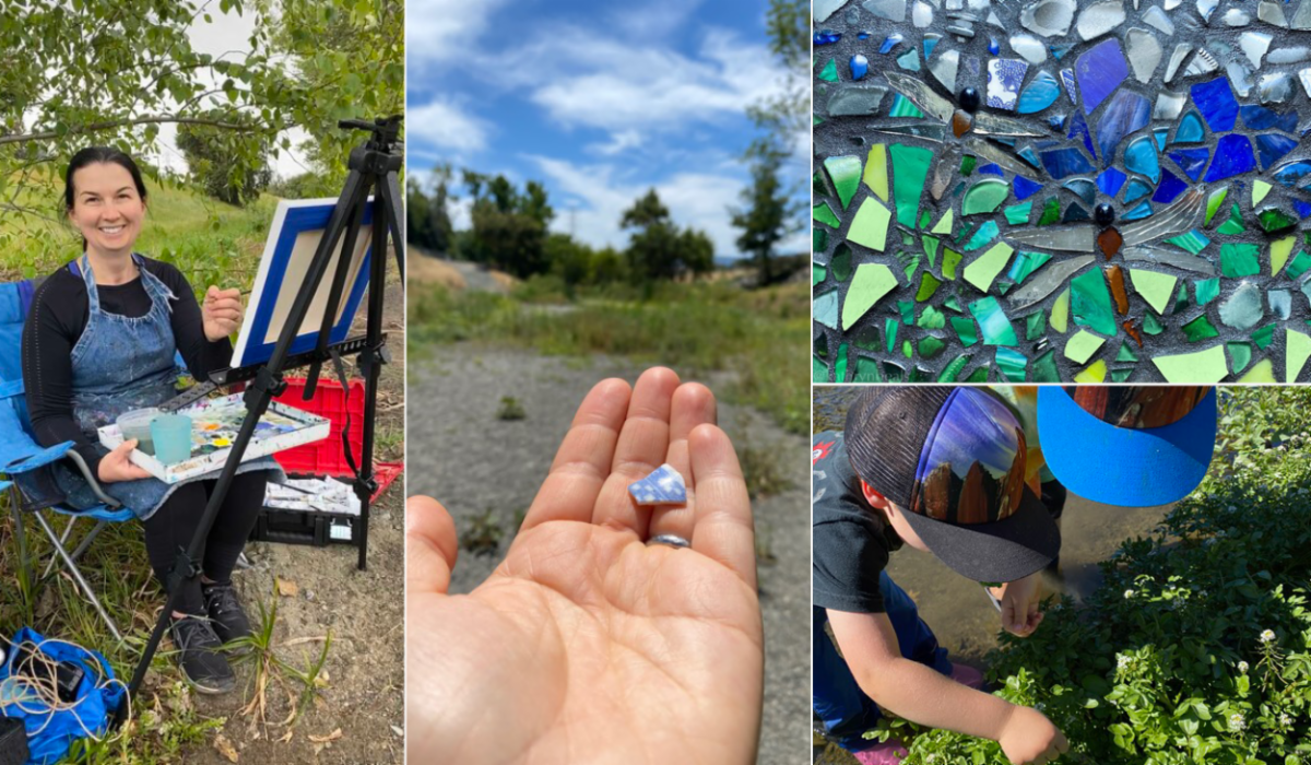 Kathryn Beals artwork shares the story of exploring nearby nature during the pandemic