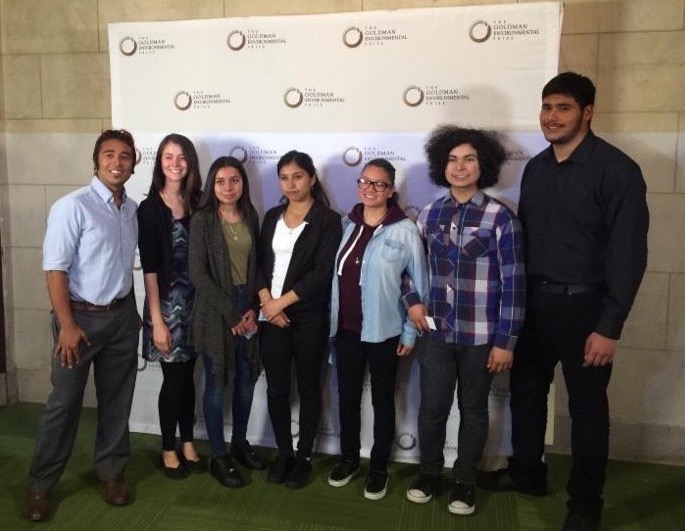 Teens at Goldman Environmental Awards Ceremony