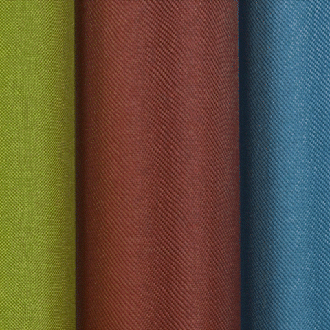 A video loop showing different fabrics.
