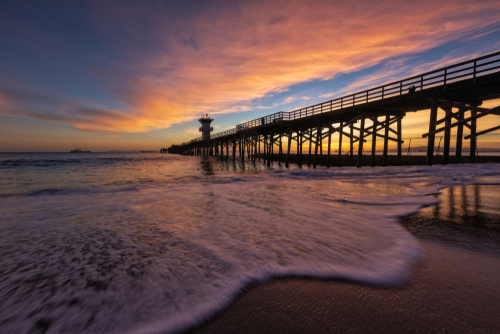 Sunset at the Seal Beach Pier_ Seal Beach_ California