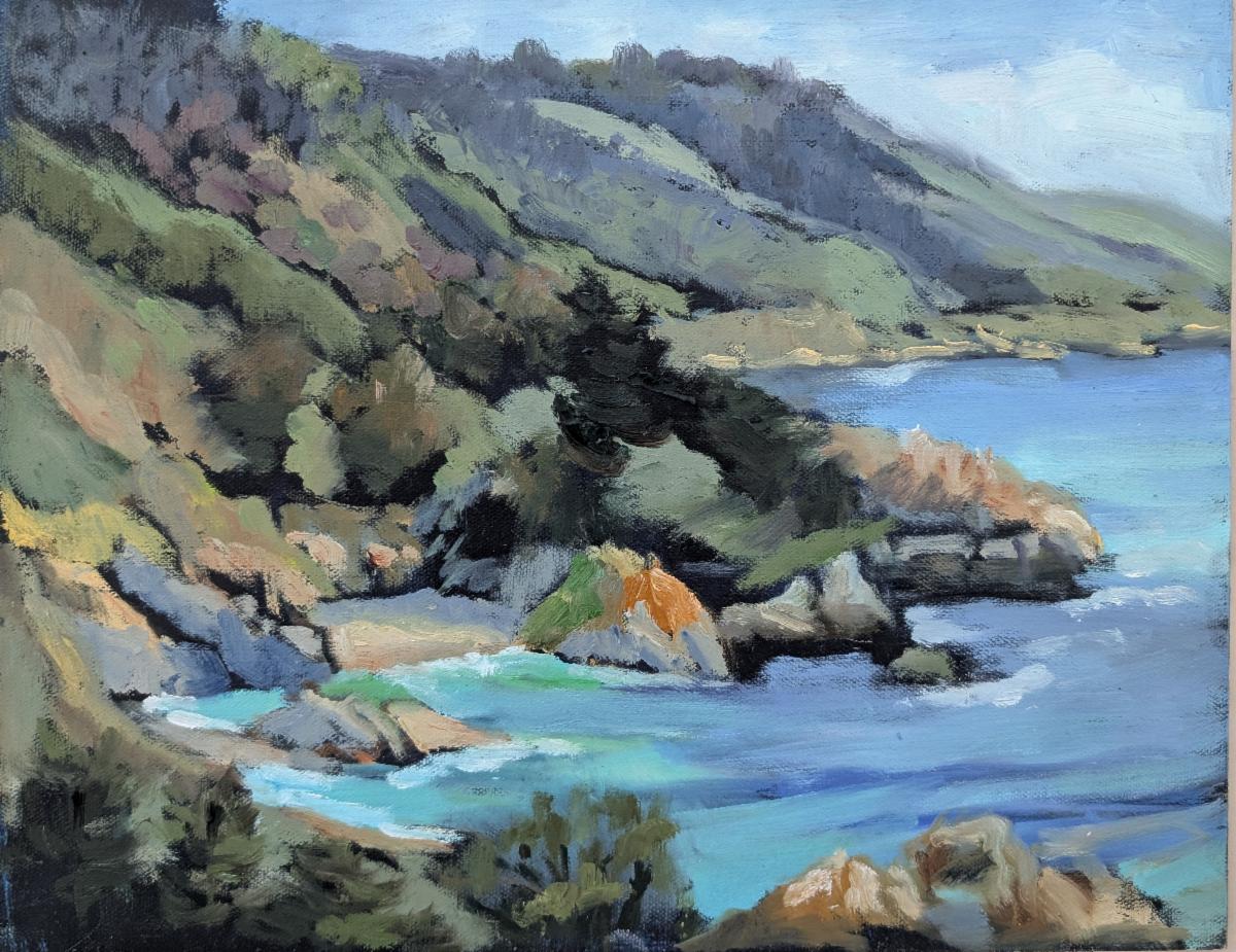 Coastal Contours 11x14 oil