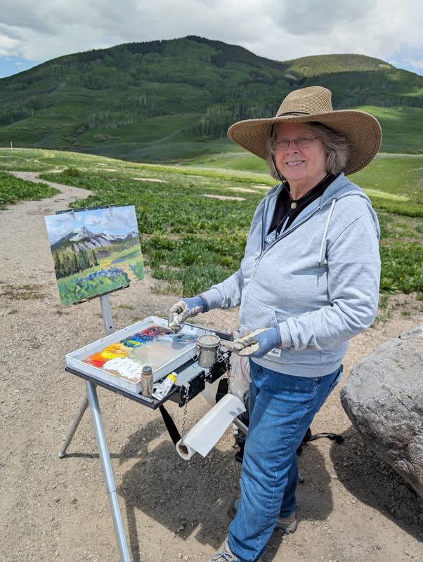 Painting Mt Emmons