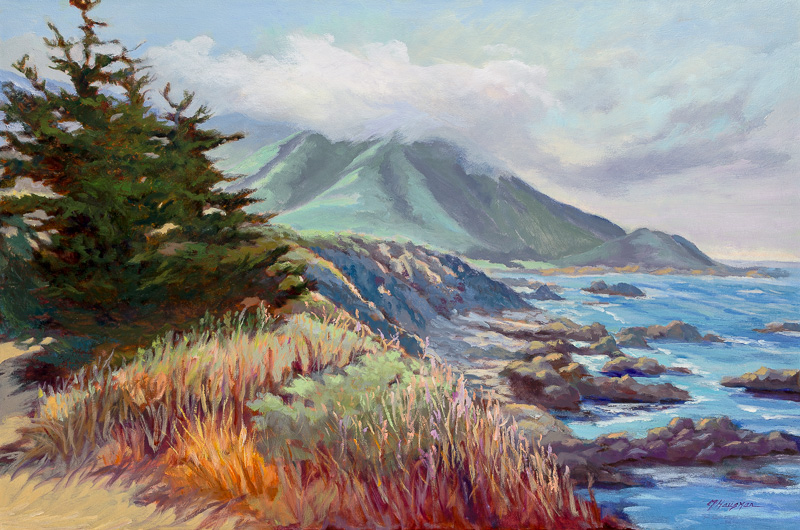 Clouds over Big Sur 24x36