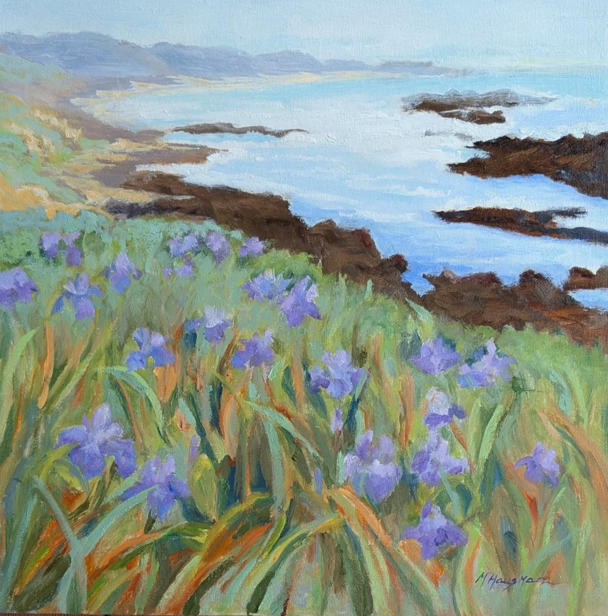 Wild Iris 18x18 oil