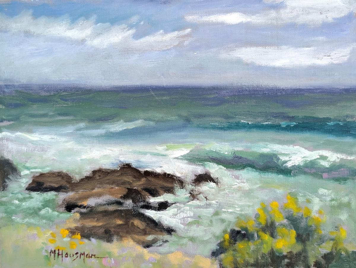 Beach Lupine oil 9x12