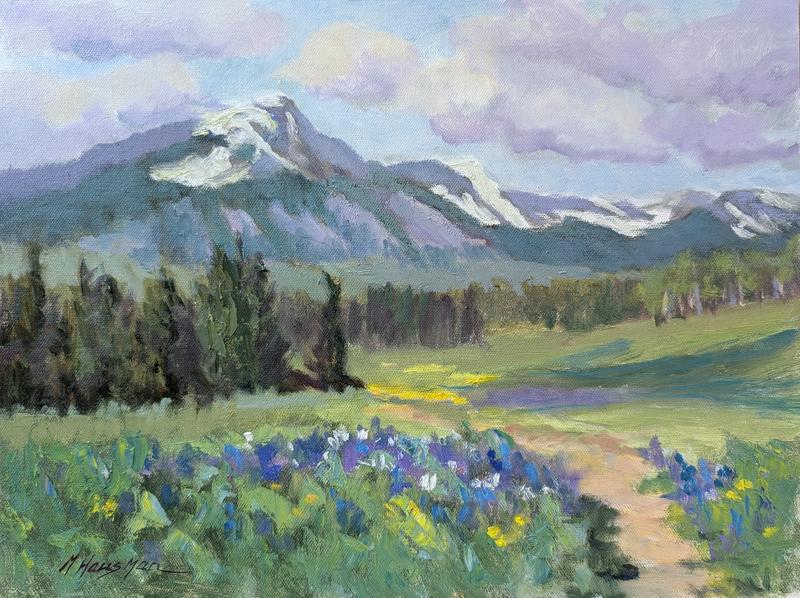 Mountain Larkspur 12x16
