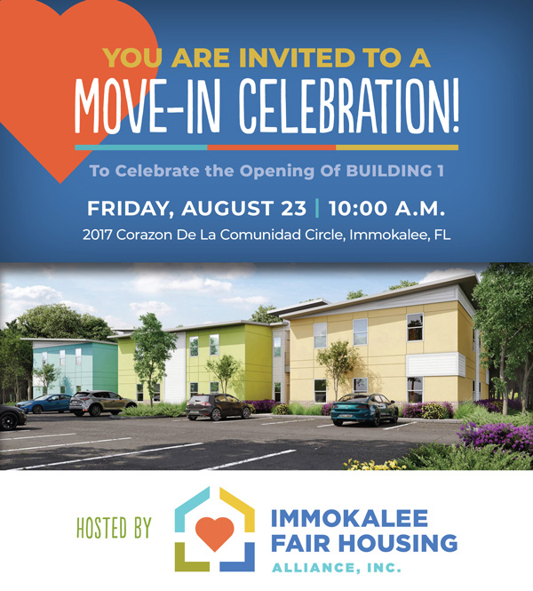You are Invited to a Move-In Celebration! Friday, August 23 10:00AM