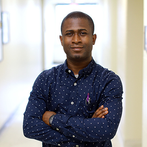 UToledo student Olawale Oluwafemi of Nigeria