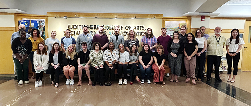 UToledo LAMP orientation faculty and students group shot
