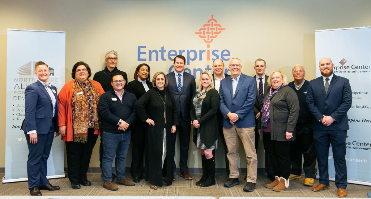  Business Briefing with Congressman Seth Moulton group photo