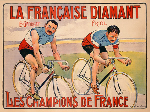 French Bicycle Poster