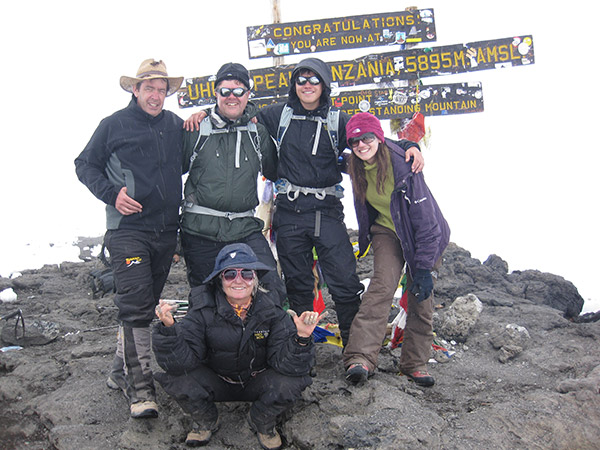 On the summit