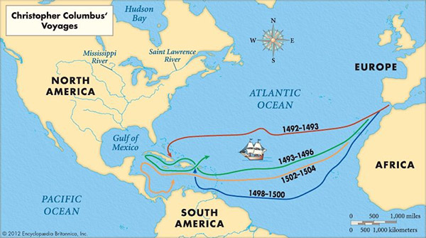 Columbus Map