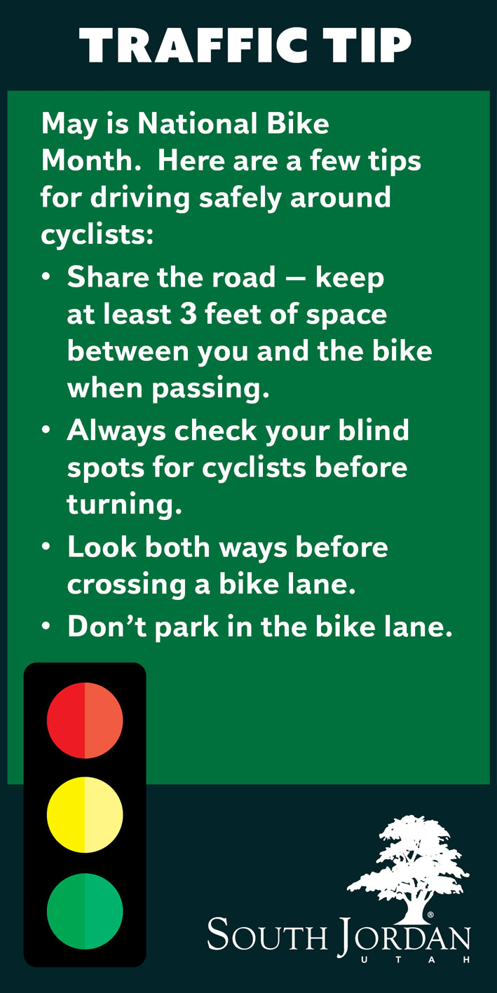 traffic tips national bike month