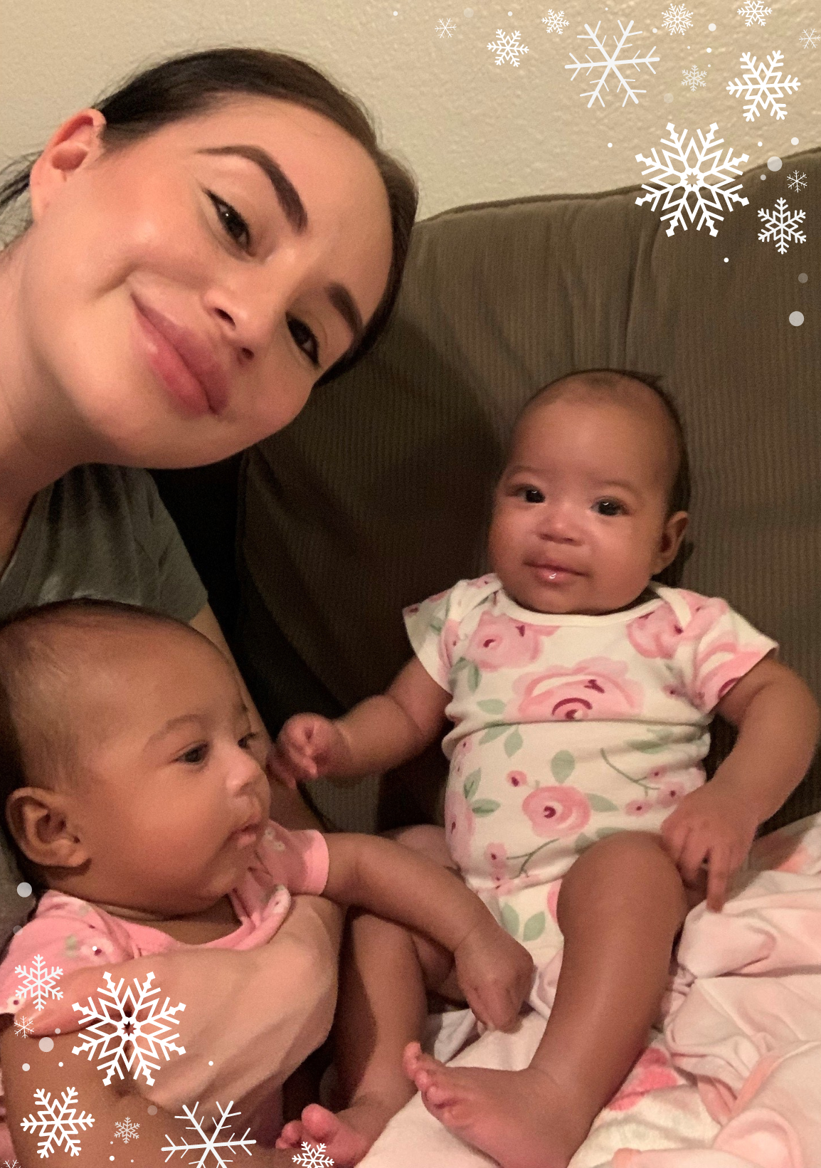 Angelica and her twins