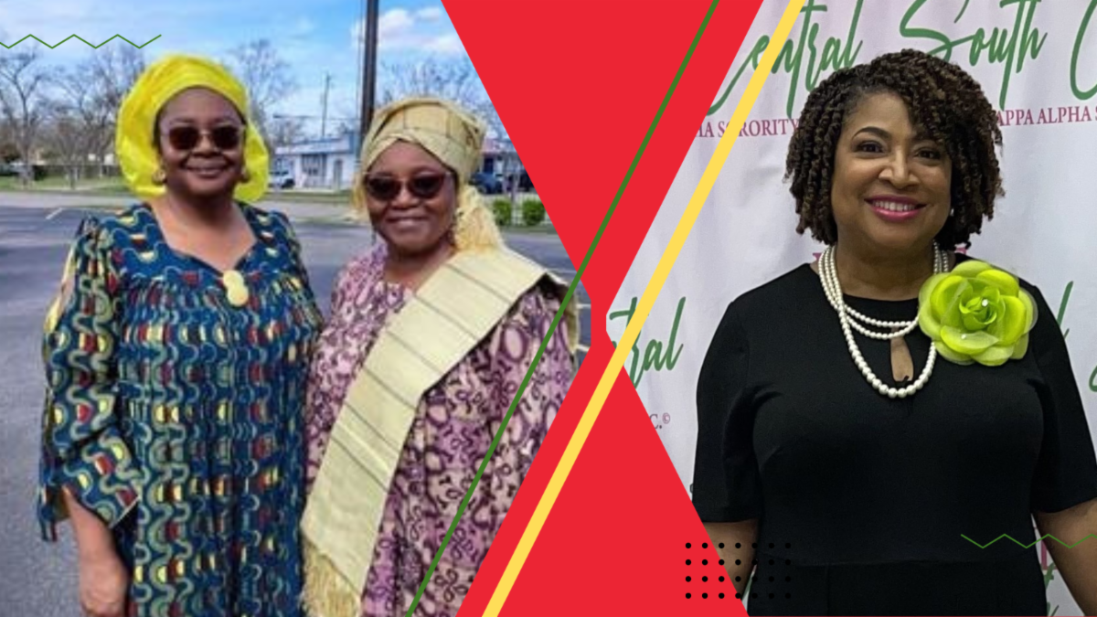 2 DRTx Staff members. LaRita with a friend, and Danielle on her own.