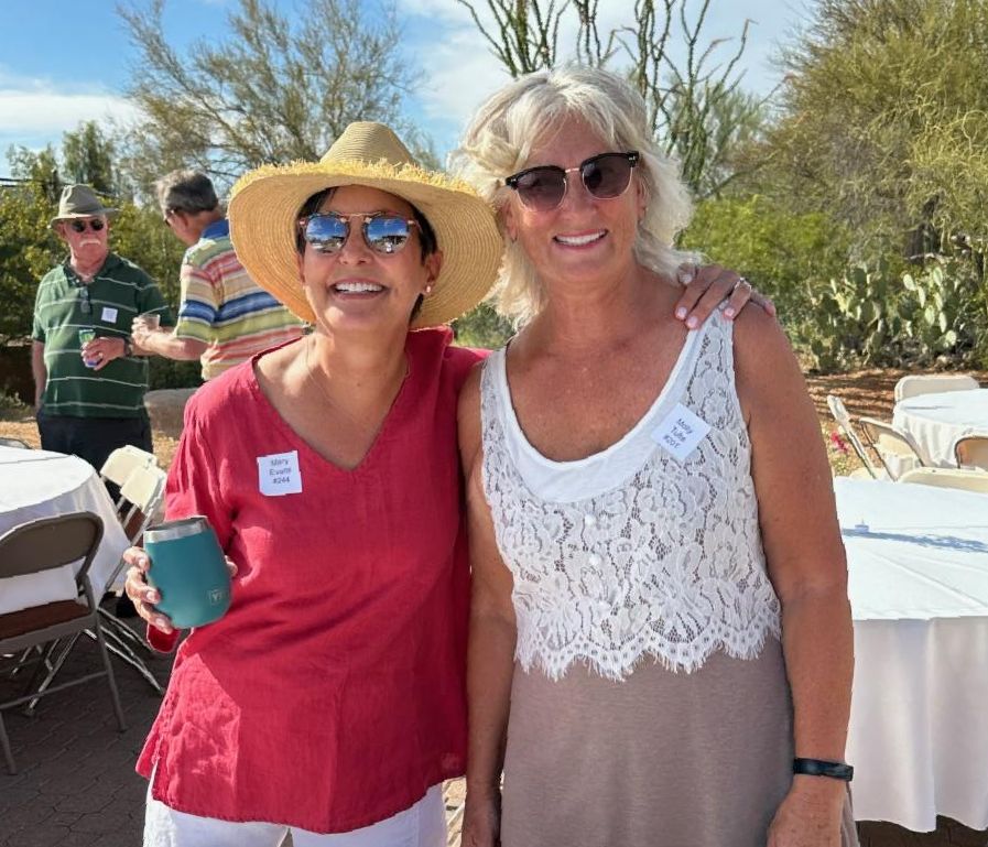 Mary Evans and Molly Tufts