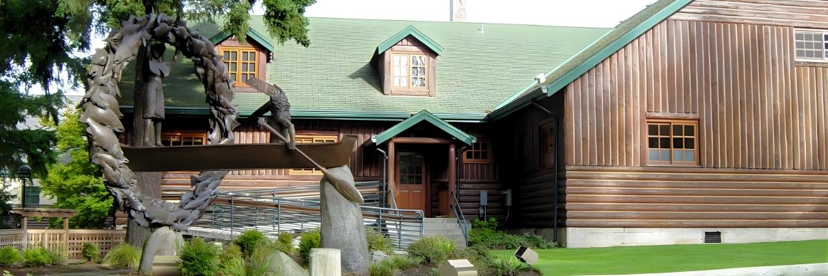 Exterior of Highland Community Center during the day