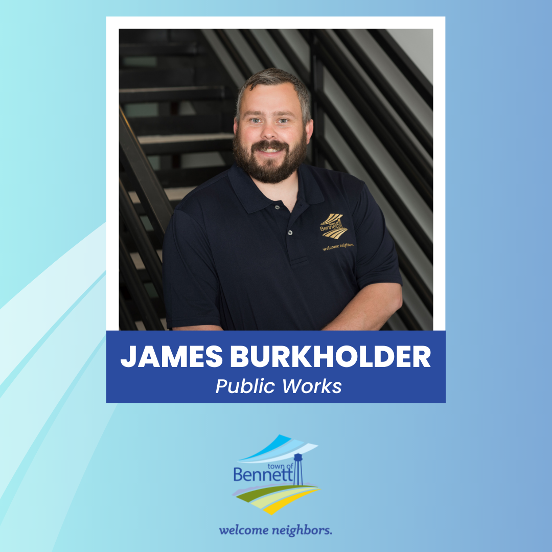 Photo of a Town of Bennett employee.