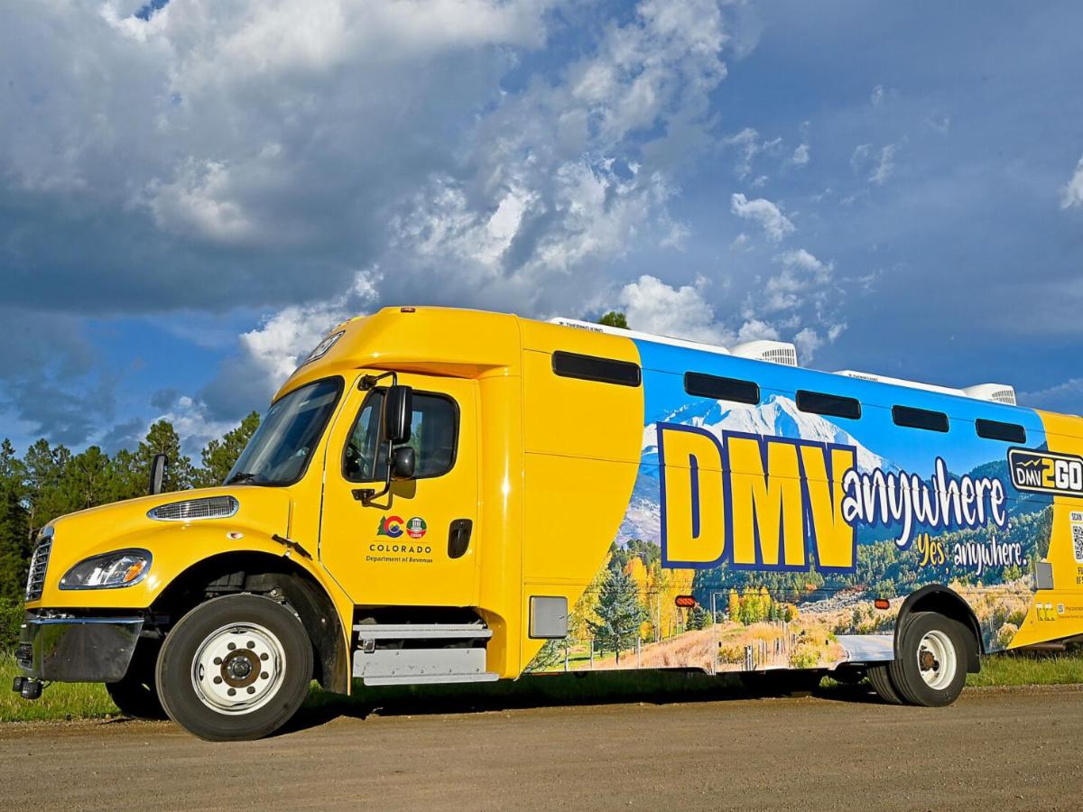 Photo of the DMV2Go RV. 