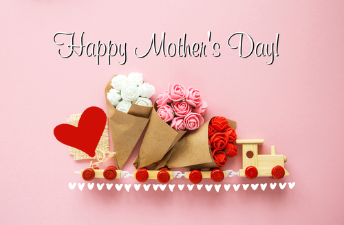 Happy Mother s Day wishing card in pastel soft colors