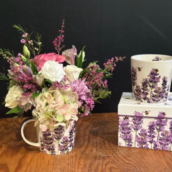 Lavender Garden Mug