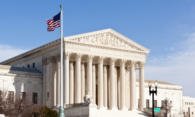 The exterior of the U.S. Supreme Court building in Washington, D.C. 