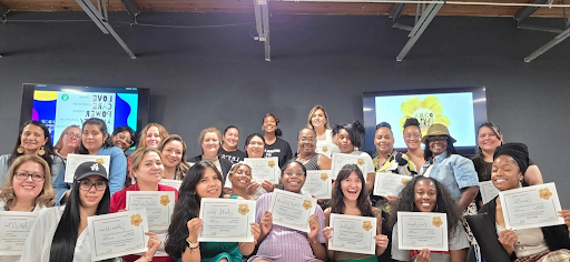 Participants of Arapahoe County’s Maternal Child Health Program first community doula training