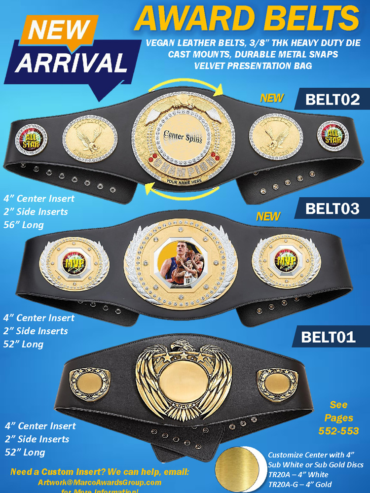 New Marco Award Belts