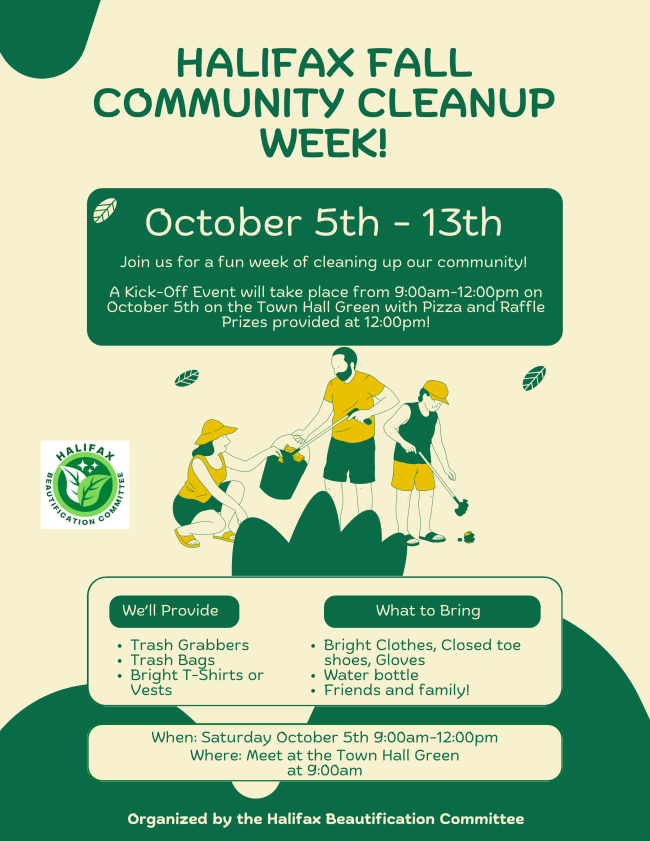 HBC Fall Clean Up Flyer