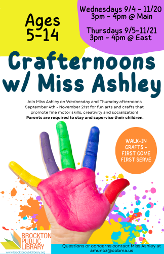 Crafternoons with Miss Ashley