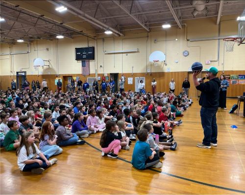 Raynham LaLiberte Elementary Pep Rally for Fun Run