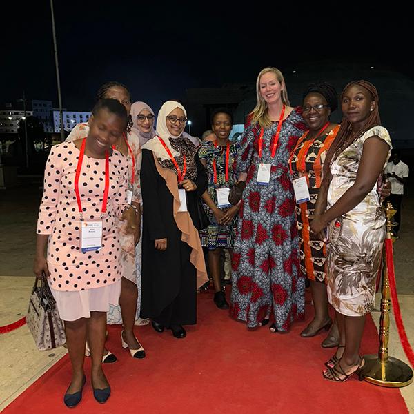 Katherine Van loon and partners in Tanzania 
