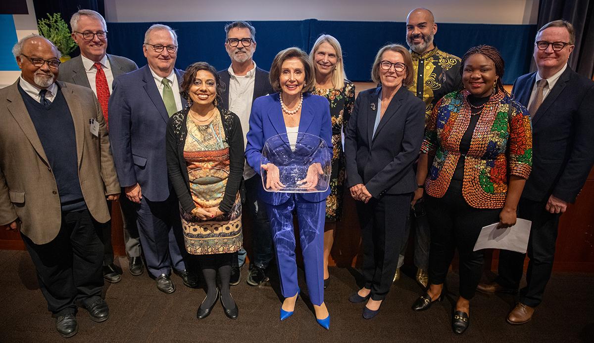 Pelosi with UCSF and IGHS leadership