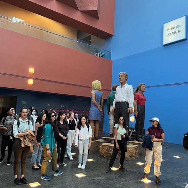 New masters students at orientation
