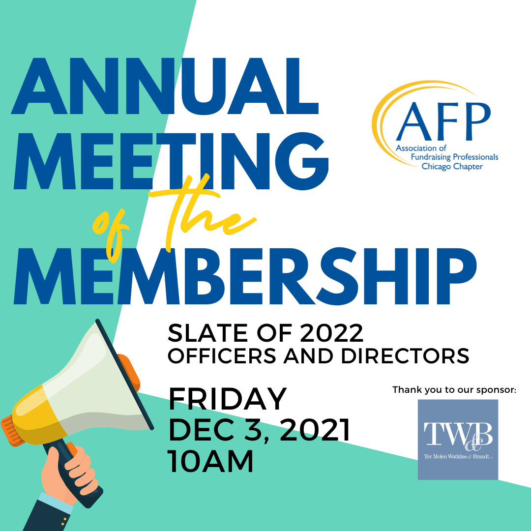 Annual Meeting and Slate of Officers