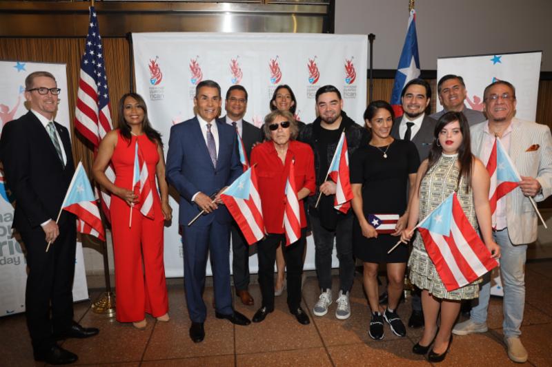 Jose Feliciano, Bobby Sanabria and other honorees of the National Puerto Rican Day Parade 2019.