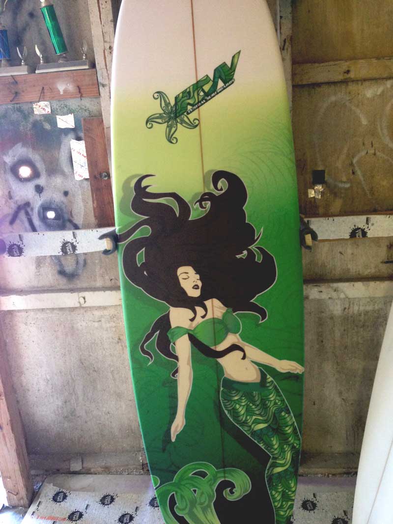 rail wrap board