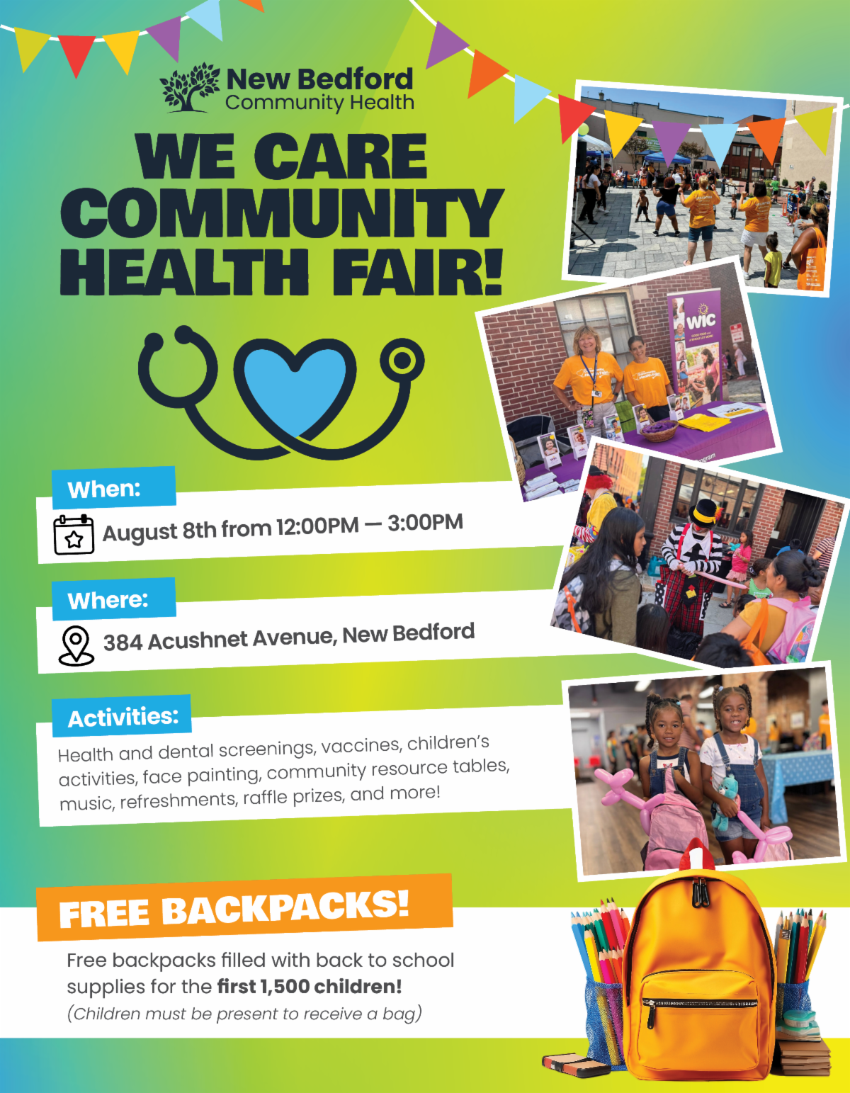 NBHC community fair flyer