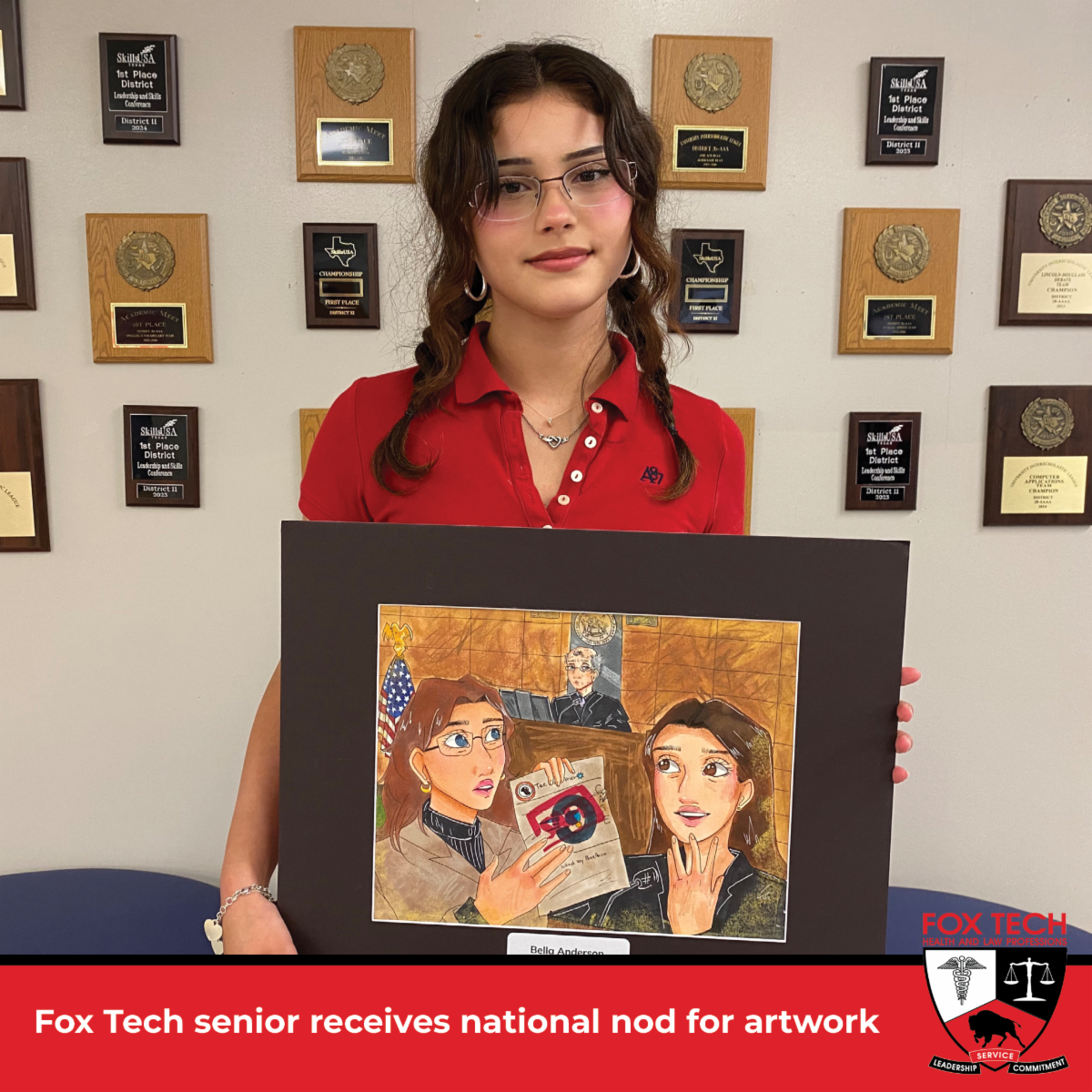 Fox Tech senior receives national nod for artwork