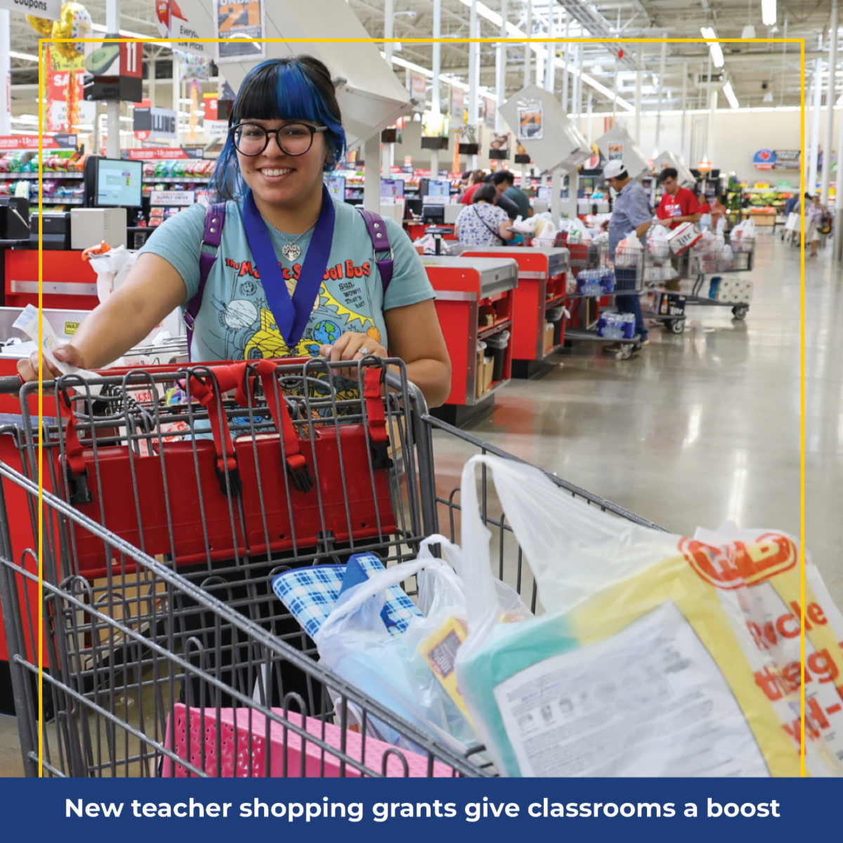 New teacher shopping grants give classrooms a boost