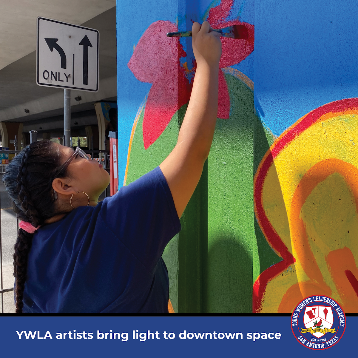 YWLA artists bring light to downtown space