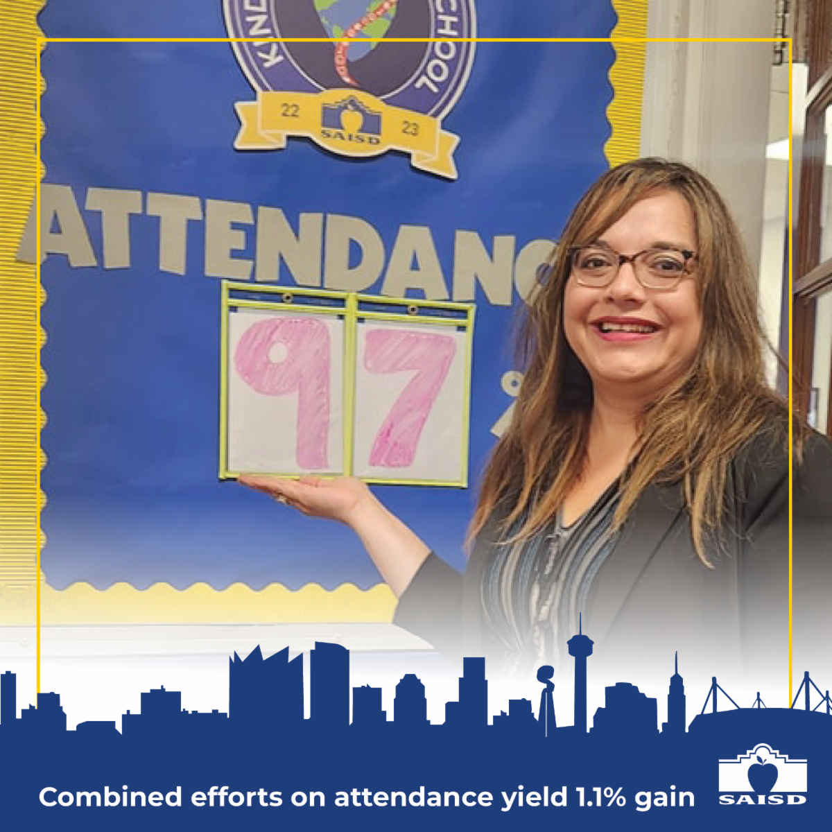 Combined efforts on attendance yield 1.1% gain