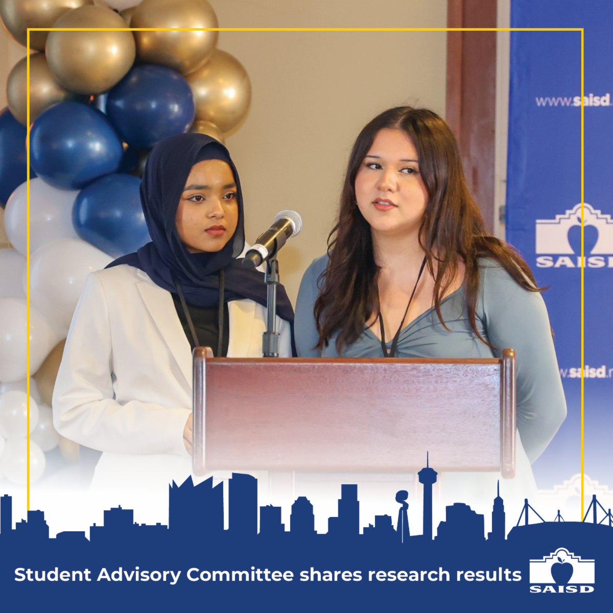Student Advisory Committee shares research results