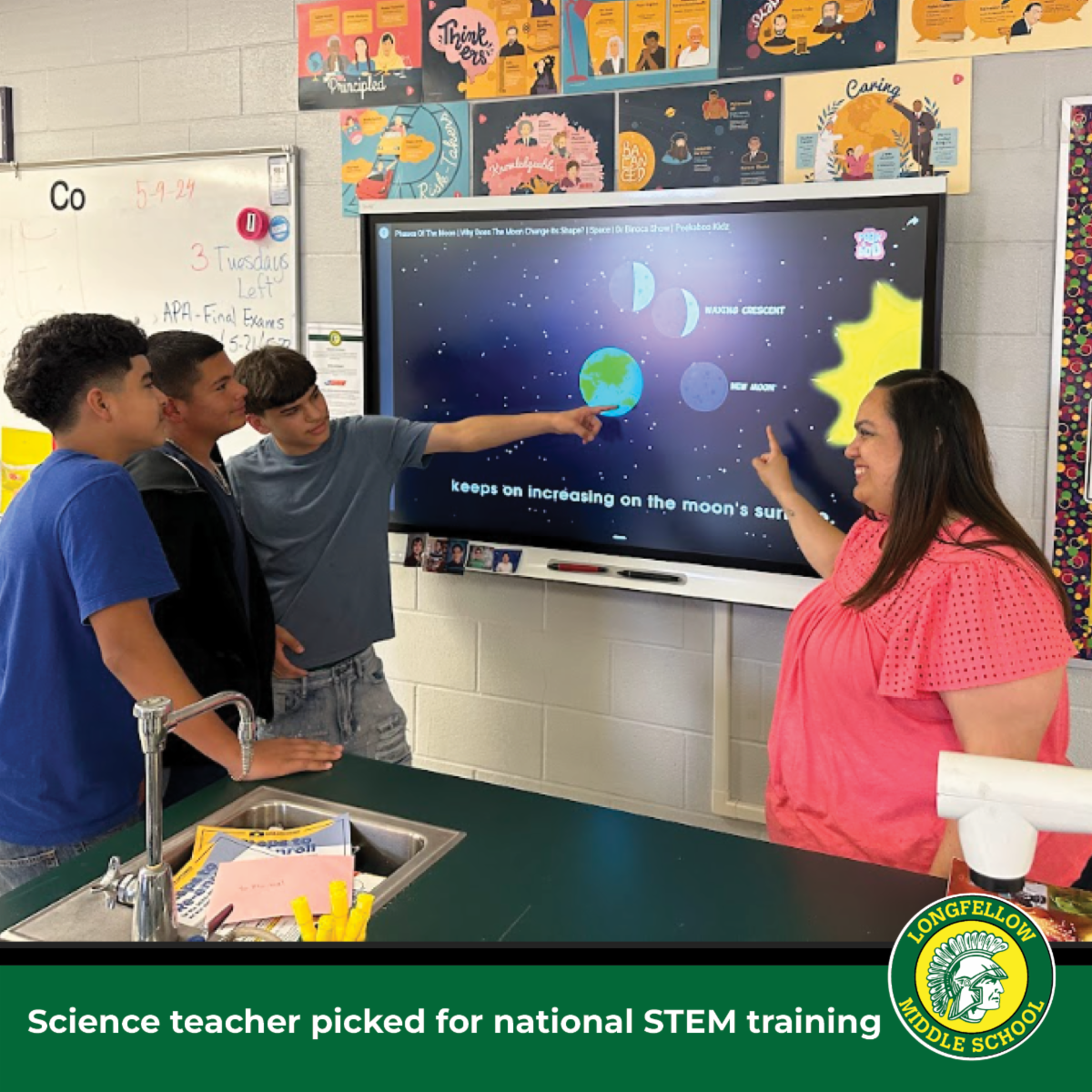 Science teacher picked for national STEM training
