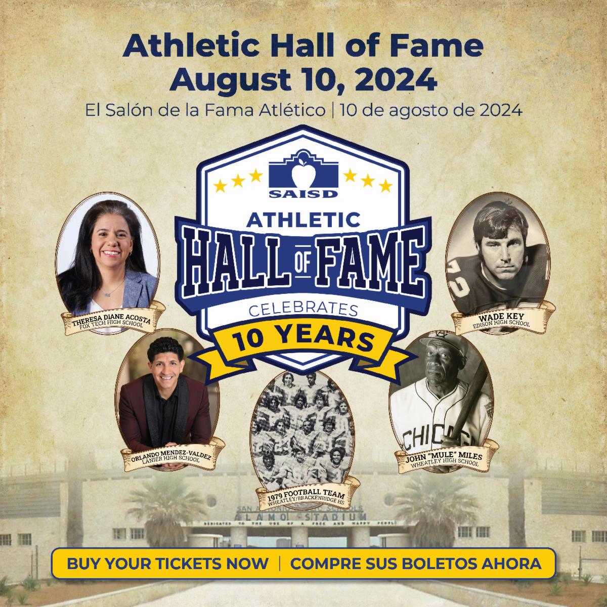 Athletic Hall of Fame August 10, 2024