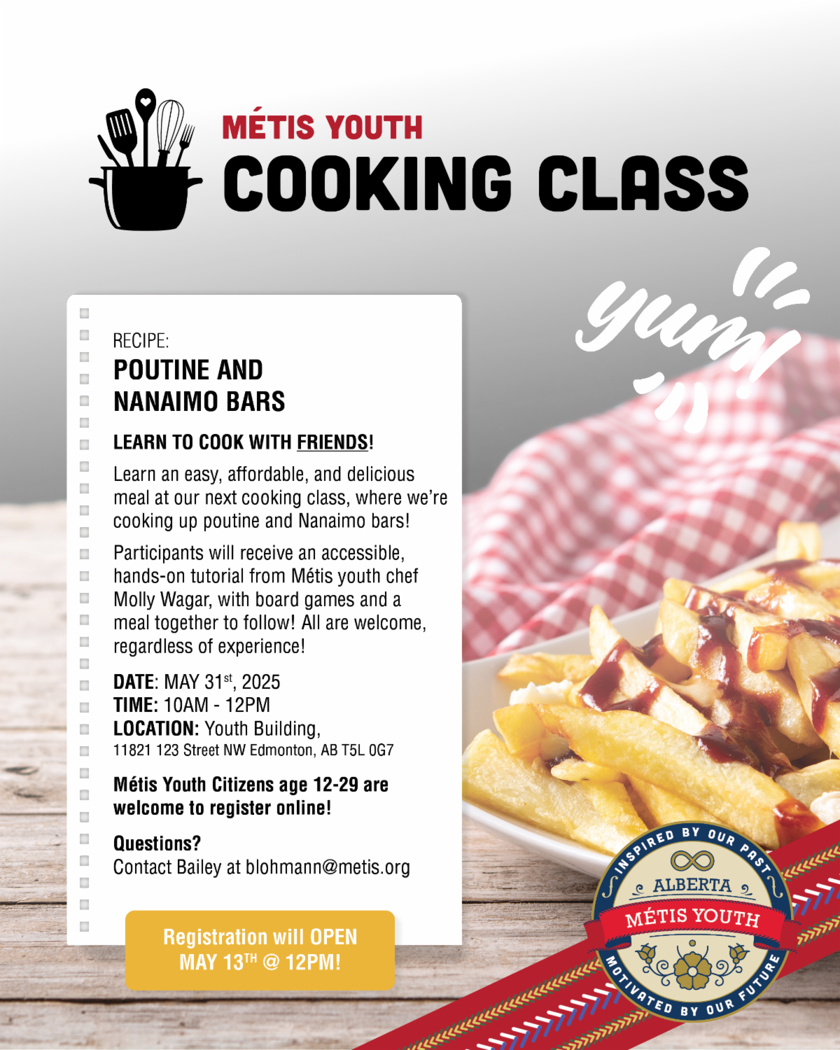 Cooking Class poster, click to open link