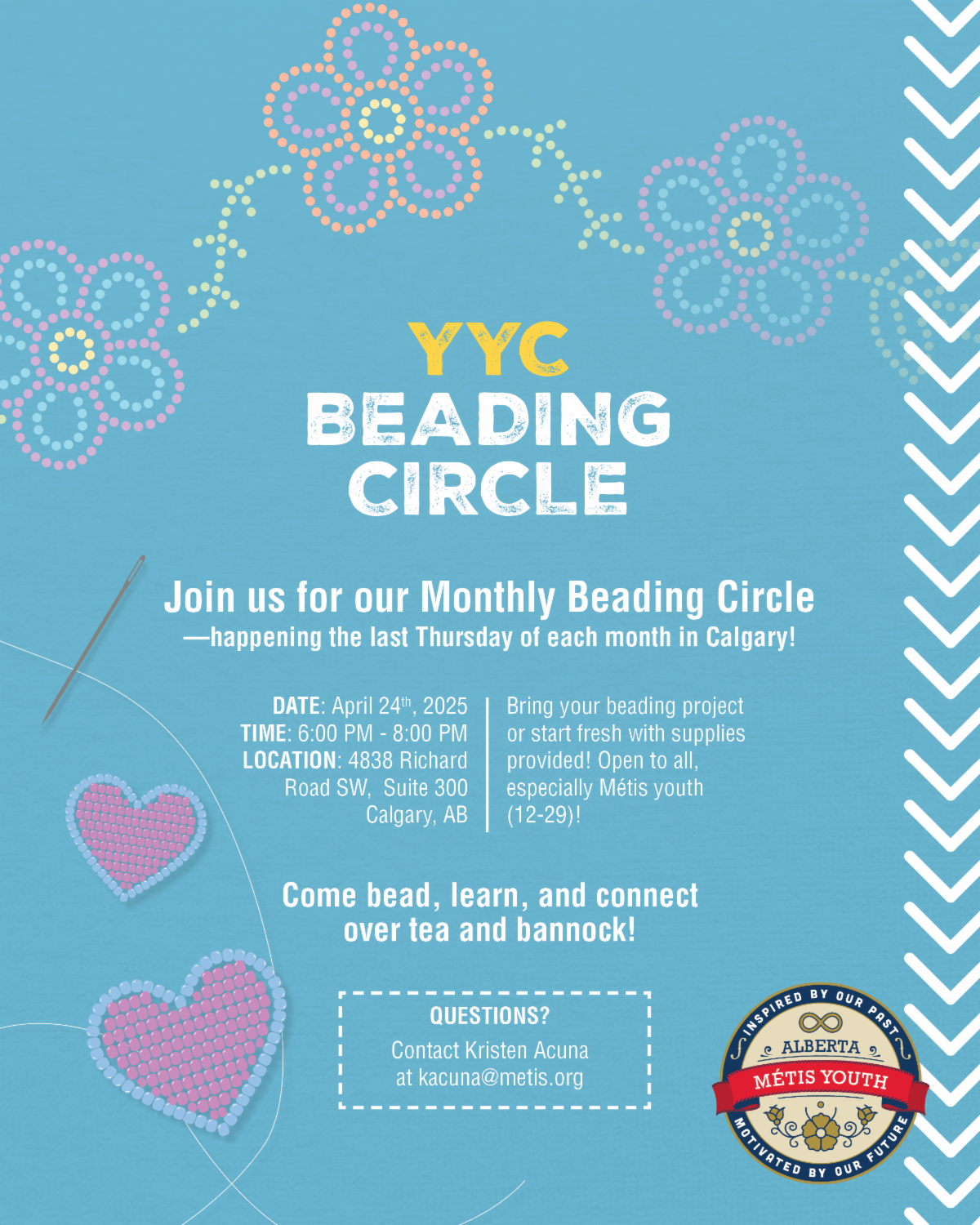 Beading Circle Poster, click to open link!
